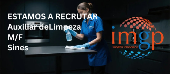 Auxiliar de Limpeza (M/F) &mdash; Sines